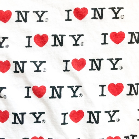 I Love New York T-Shirt Front Pocket Small/Medium - Picture 2 of 3